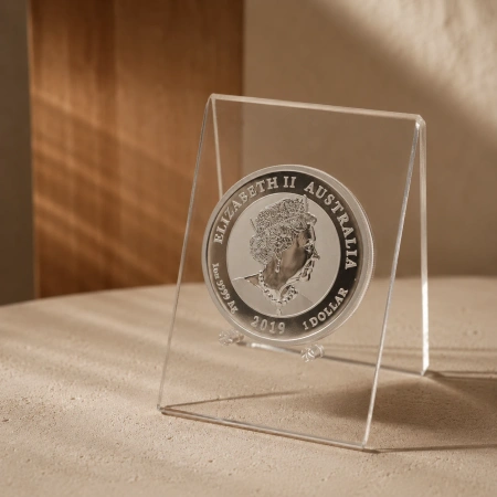 SREBRNA MONETA DOUBLE DRAGON 2019 1 oz 24H VM