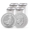 ZESTAW SREBRNYCH MONET 2026 R. BRITANNIA KRÓL KAROL III 1oz x 100 szt.