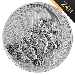 SREBRNA MONETA GERMANIA MINT MEGAFAUNA: CAVE LION 1 oz 2026 24H 