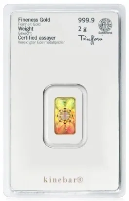 Sztaba złota ARGOR-HERAEUS/HERAEUS Kinebar 2 g