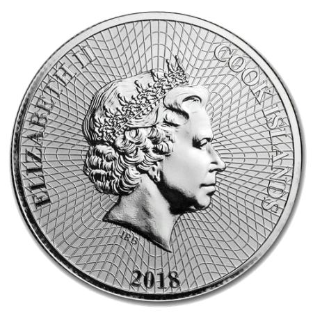 SREBRNA MONETA COOK ISLANDS BOUNTY 1 oz 24H VM