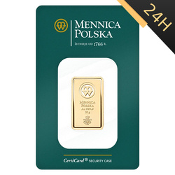 Sztaba złota Mennica Polska 20 g 24H