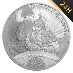 SREBRNY MEDAL CHIWOO CHEONWANG 1 oz 24H VM